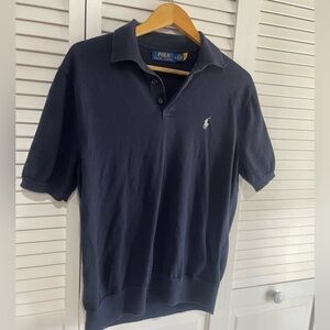 Polo by Ralph Lauren Dark Navy Short-Sleeve Polo with Embroidered Pony